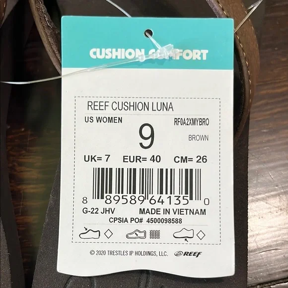 Reef Brown Sandals with Contoured Footbed - Picture 2 of 6